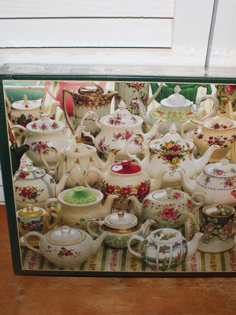 Teapots Too - Cobble Hill 1000 piece Jigsaw Puzzle 26.625" x 19.25" New